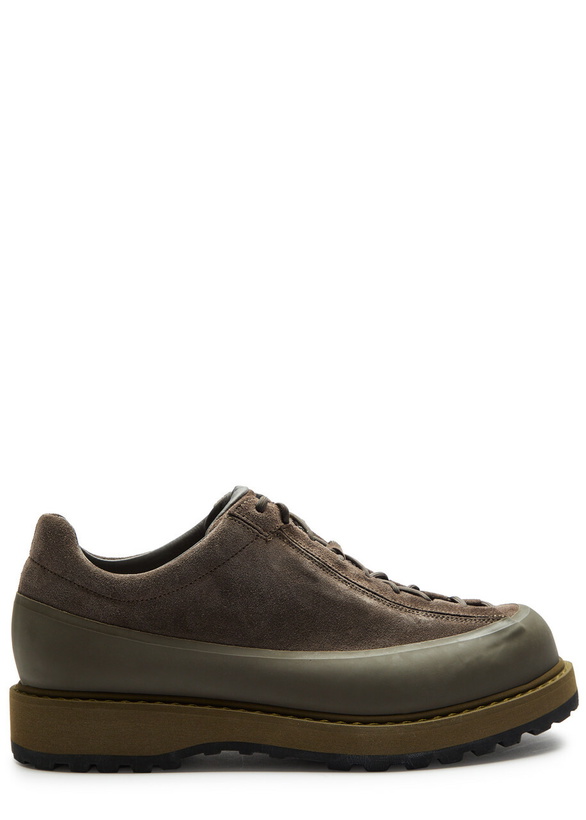 Photo: Stone Island Suede Sneakers Green