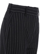 Alexander Mcqueen Pinstriped Wool Straight Leg Trousers