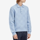 Percival Men's Shugart Knit Polo in Blue