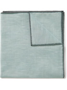 Turnbull & Asser - Cotton and Linen-Blend Gauze Pocket Square