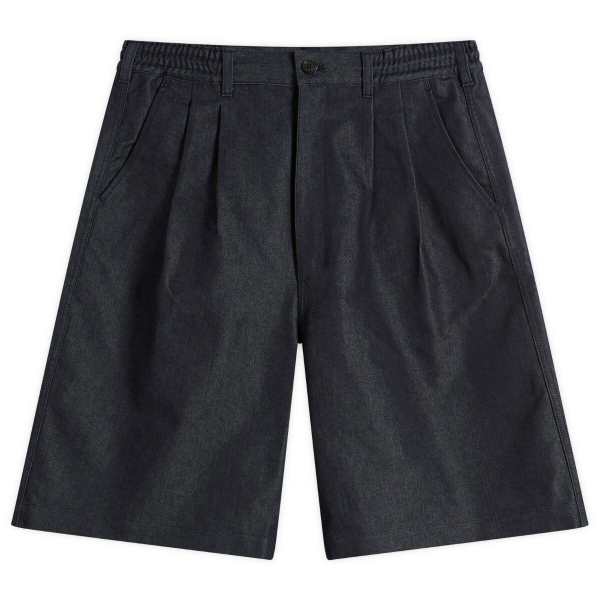 Comme des Garçons Homme Men's Denim Shorts in Navy White