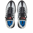 Nike Men's Air Max 95 PRM Sneakers in Black/White/Platinum/Action Red