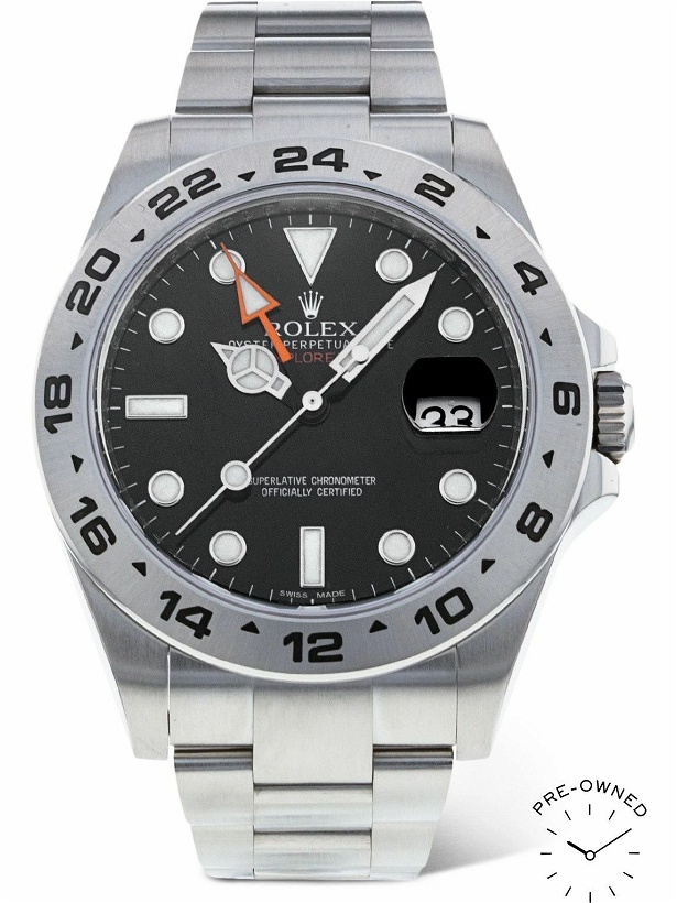 Photo: ROLEX - Pre-Owned 2012 Explorer II Automatic 42mm Oystersteel Watch, Ref. No. 216570