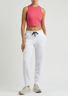 ON Movement Cropped Stretch-jersey Tank Pink