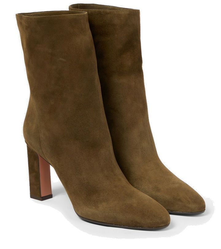 Photo: Aquazzura Manzoni suede ankle boots