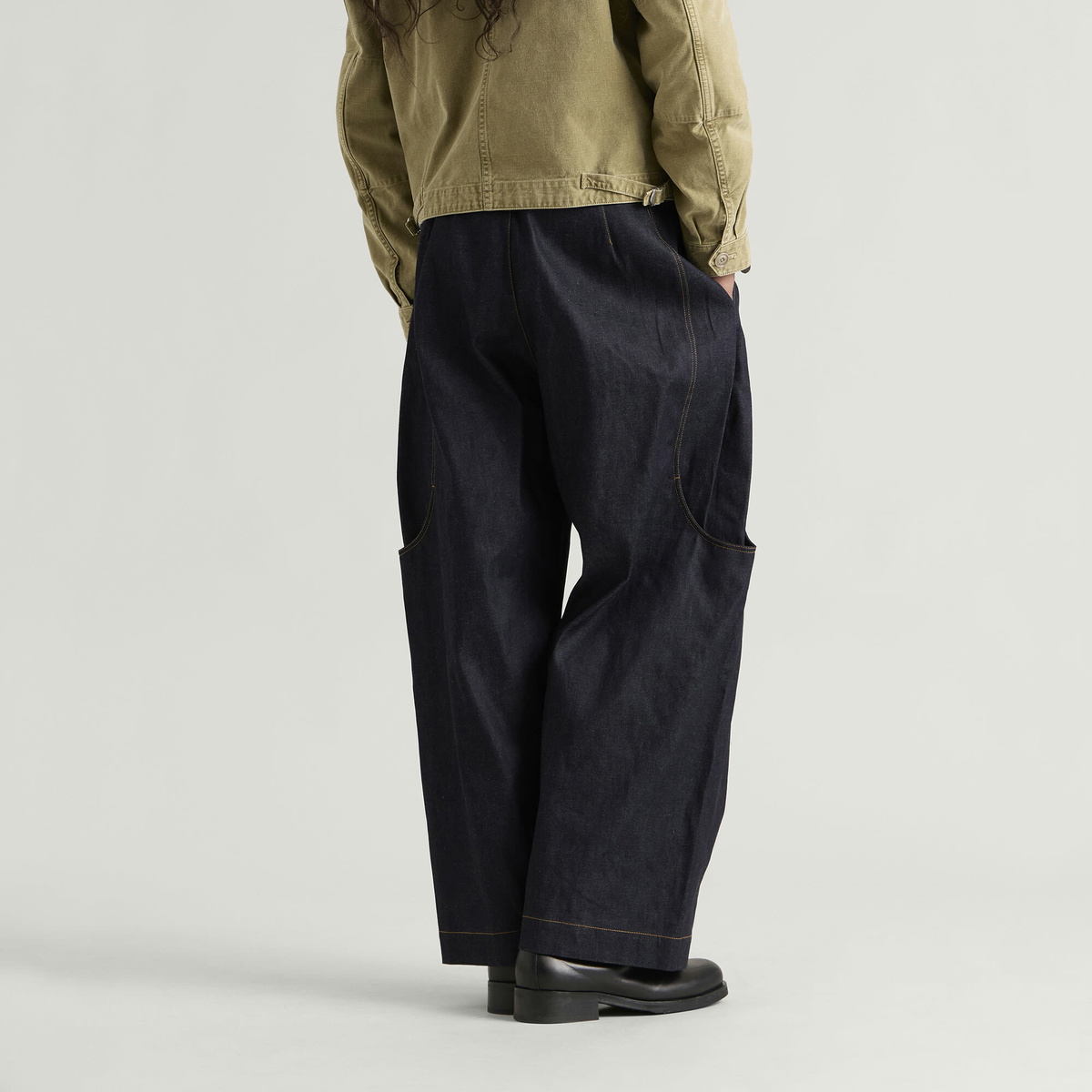 Sage Nation Men's Malay Jeans in Raw Indigo