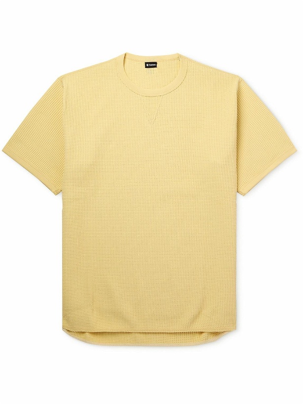Photo: Goldwin - Waffle-Knit Solotex® T-Shirt - Yellow