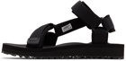 Suicoke Black DEPA-2Cab-ECO Sandals