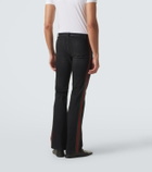 Gucci Web Stripe flared jeans