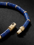 John Hardy - Gold Lapis Lazuli Heishi Beaded Bracelet - Blue