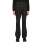 Johnlawrencesullivan Black Slim-Fit Jeans