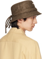 Jacquemus Brown Le Chouchou 'Le Bob Gadjo' Bucket Hat