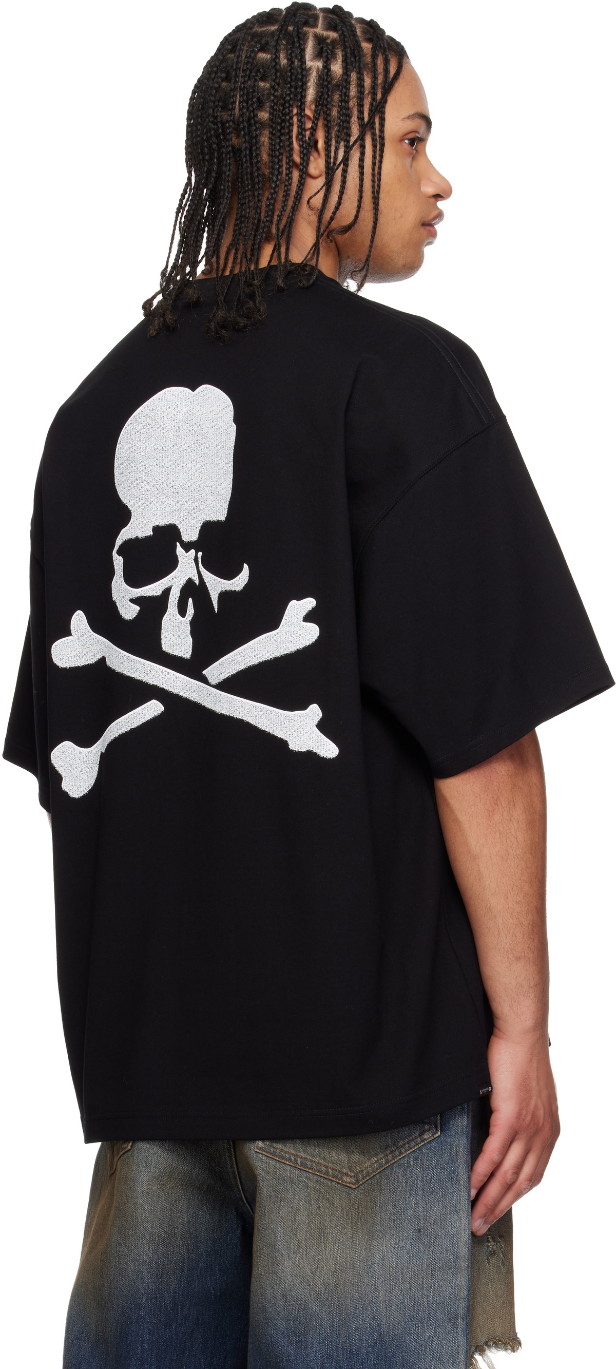 mastermind JAPAN Black OG Embroidery-Ish T-shirt