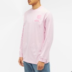 Jacquemus Men's Ciceri Long Sleeve Rose T-Shirt in Pink