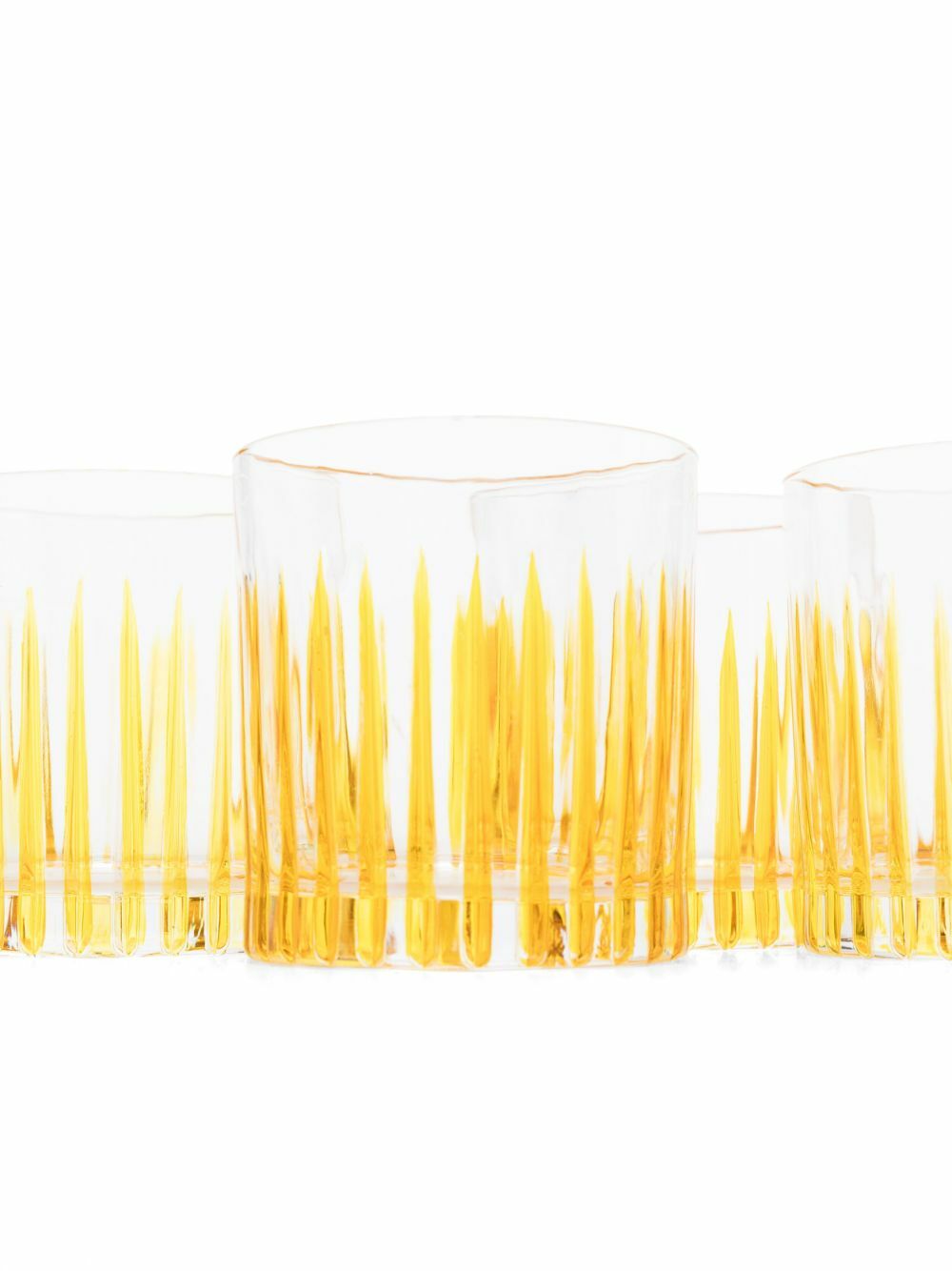 Les-Ottomans Yellow Crystal Water Glass Set