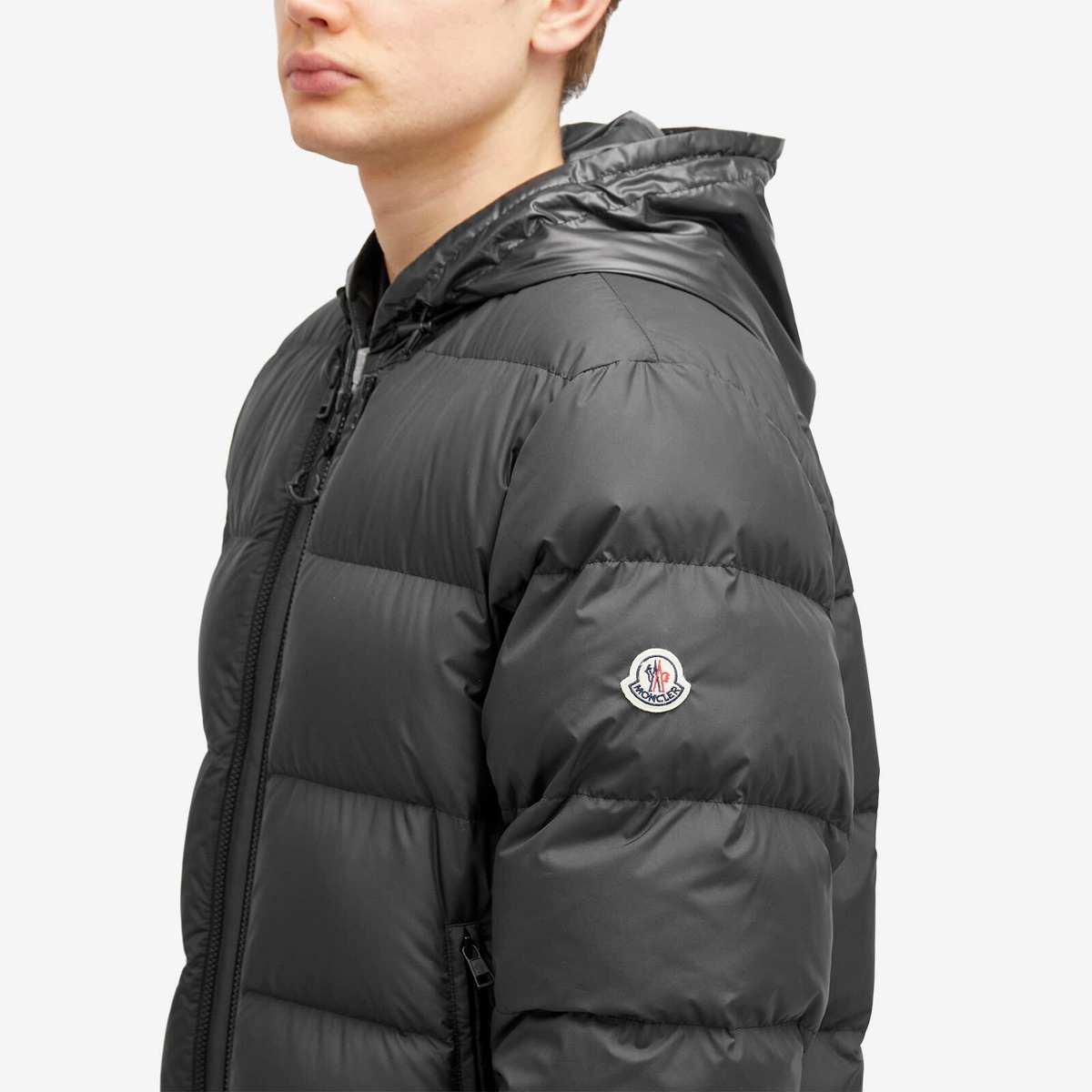Moncler Men's Garoa Nylon Jacket in Black Moncler Moncler Men's Garoa Nylon Jacket in Black Moncler