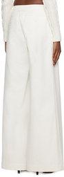 Max Mara White Lampara Trousers