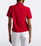 Versace Greca cotton piqué polo shirt