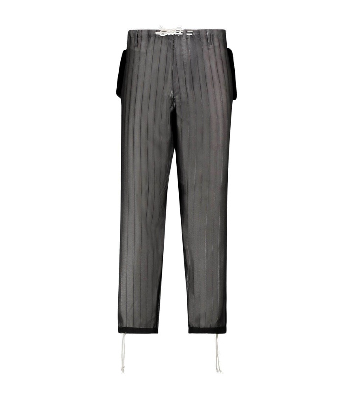 Photo: Maison Margiela - Striped drawstring pants