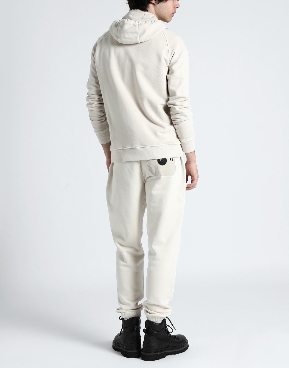 Woolrich Varsity Hoodie Mens Sweatshirt Cream