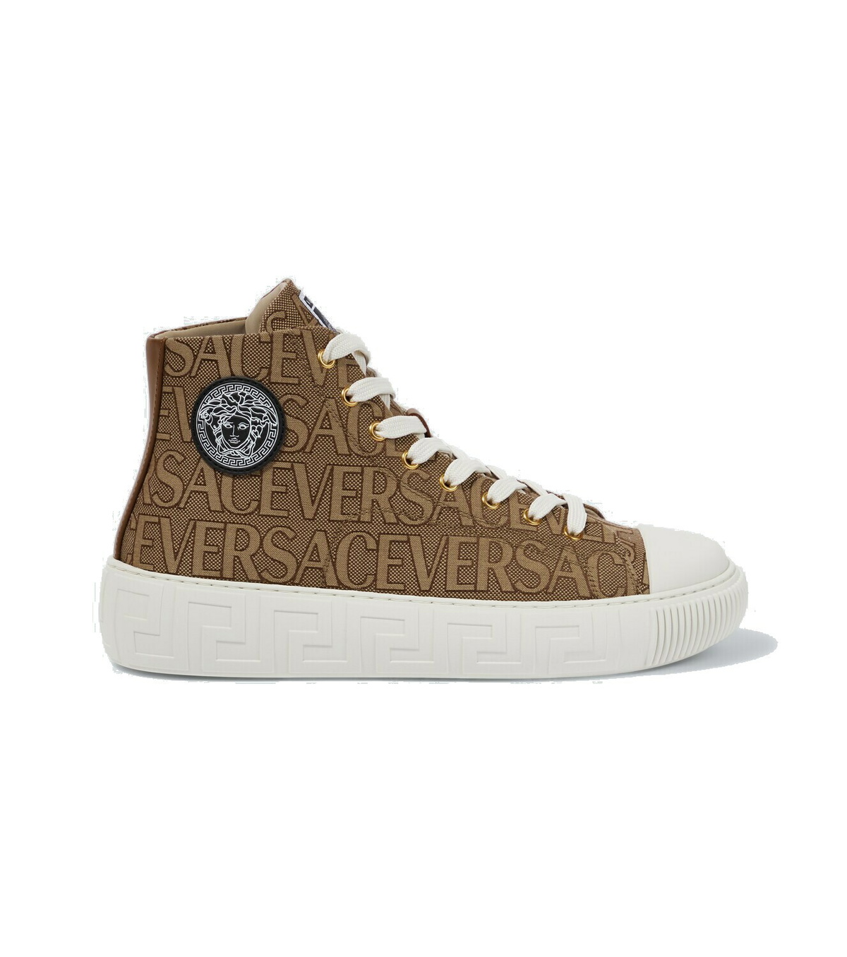 Versace Versace Allover Greca high-top sneakers Versace