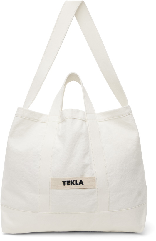 Photo: Tekla Off-White Beach Tote
