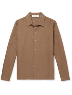 Séfr - Cotton and Linen-Blend Shirt - Brown