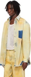 EGONlab Beige Denim Shirt Jacket