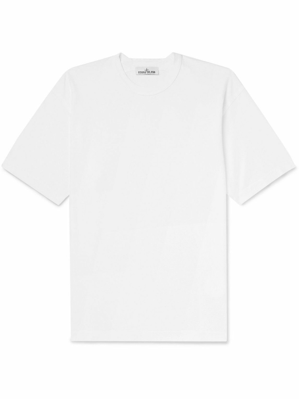 Photo: Stone Island - Cotton-Jersey T-Shirt - White