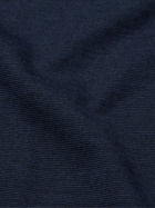 Orlebar Brown - Dominic Striped Cotton-Blend Polo Shirt - Blue