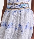 Camilla All About That Lace linen midi skirt