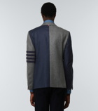 Thom Browne - 4-Bar paneled wool blazer