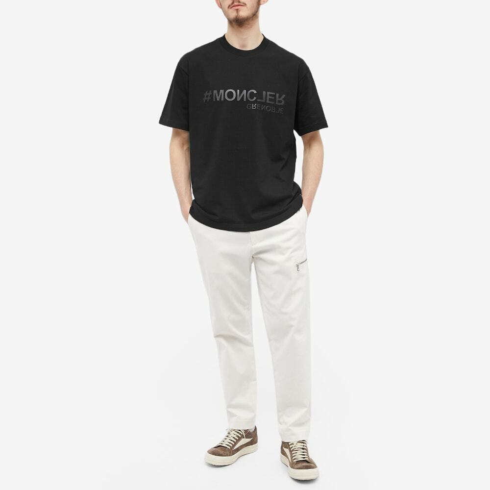 Moncler Grenoble Men's Logo T-Shirt in Black Moncler Grenoble