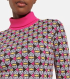 Jet Set Logo turtleneck sweater