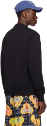Versace Jeans Couture Black Baroque Sweatshirt
