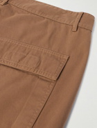 DRKSHDW by Rick Owens - Washed Cotton-Twill Cargo Trousers - Brown