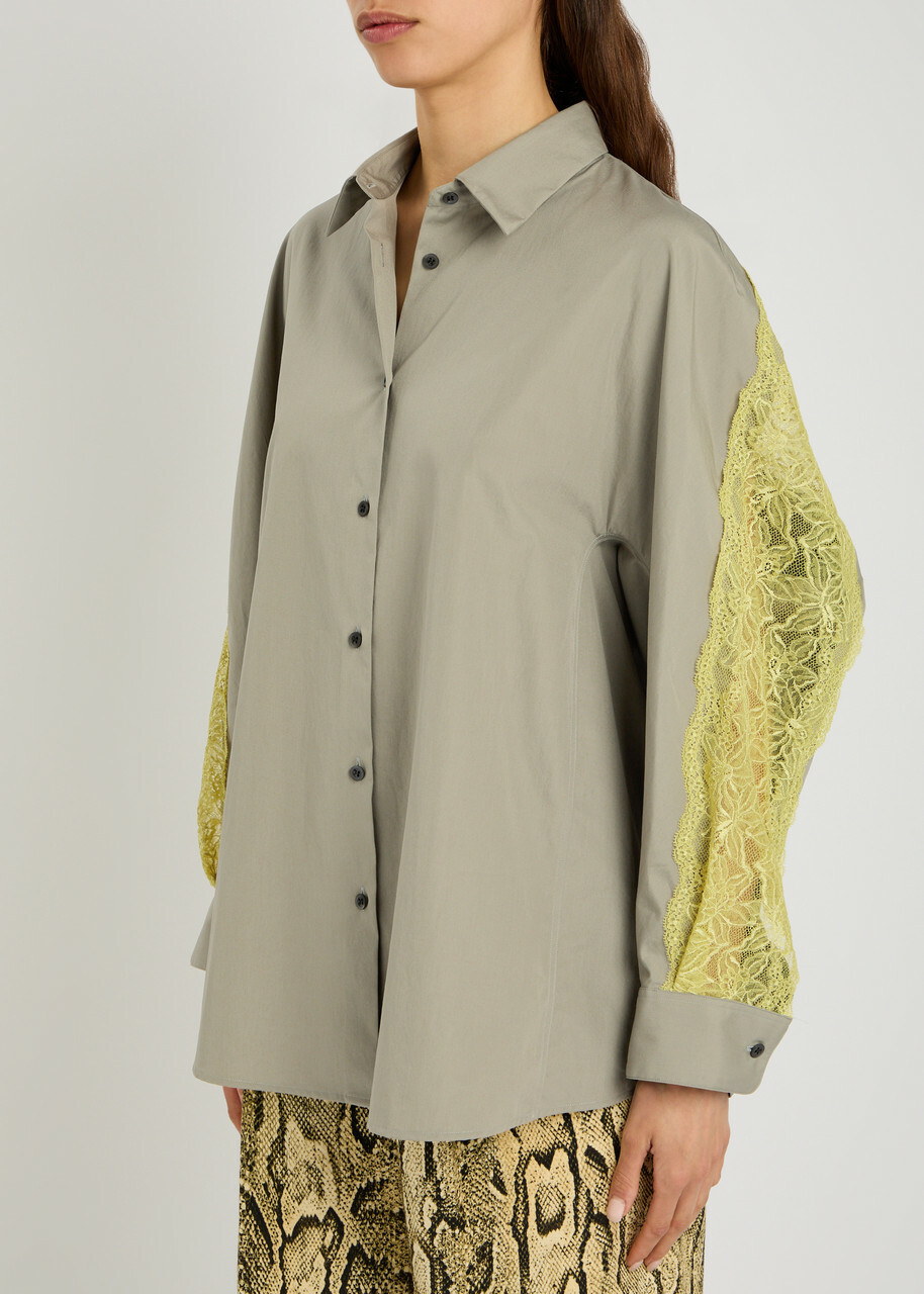 DRIES VAN NOTEN 14AW ラメニットカットソー ゴールド DRIES VAN NOTEN 14AW ラメニットカットソー ゴールド メンズ