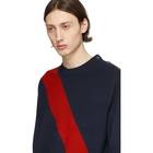 rag and bone Navy Silk Rex Sweater