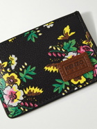 KENZO - Logo-Appliquéd Floral-Print Faux Leather Cardholder