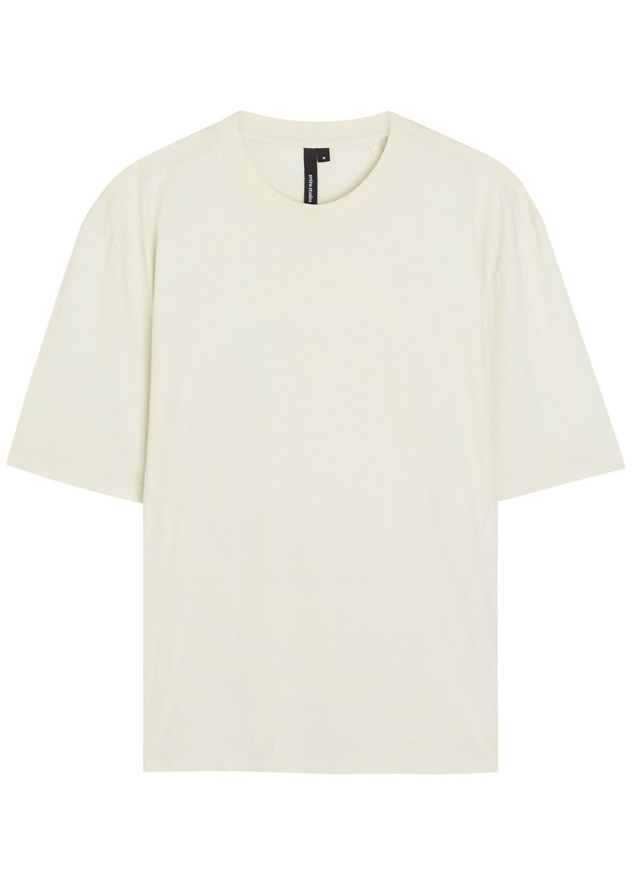 トップス ENTIRE STUDIOS Thermal long sleeve RICE Entire Studios Off-white Thermal Long Sleeve T-shirt In Rice