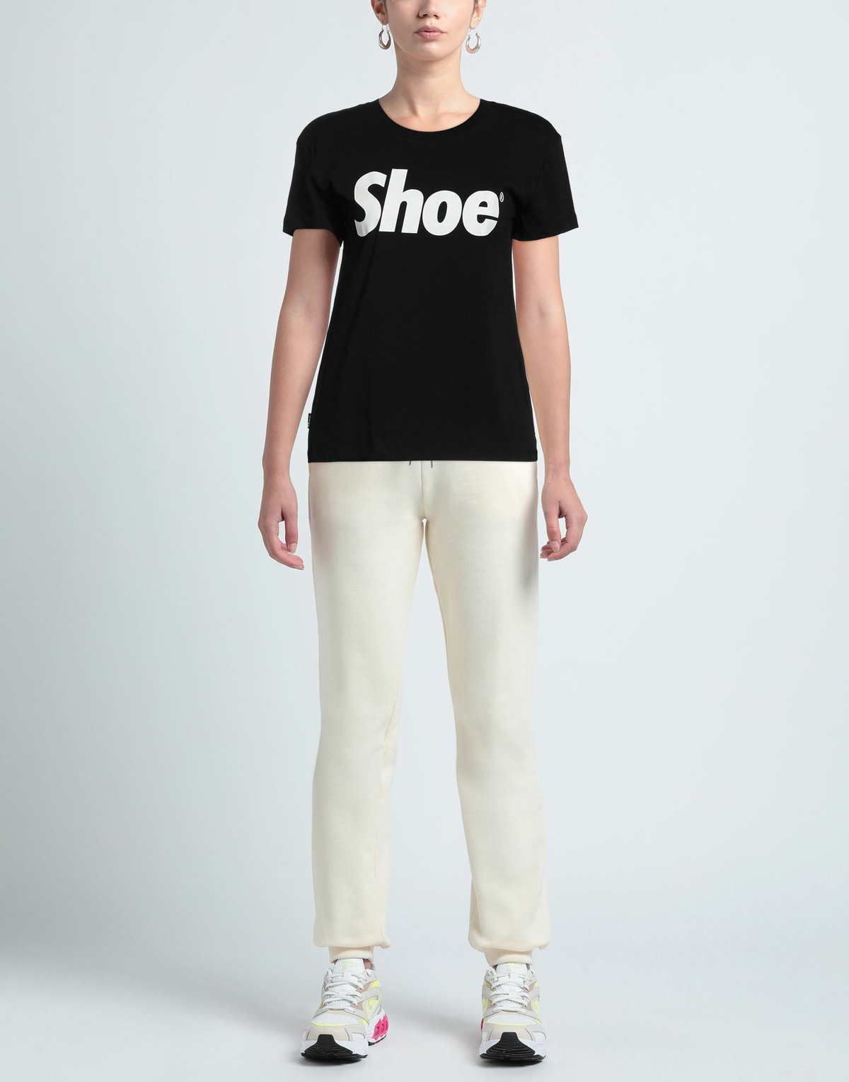 Shoe Womens T-shirt in Black