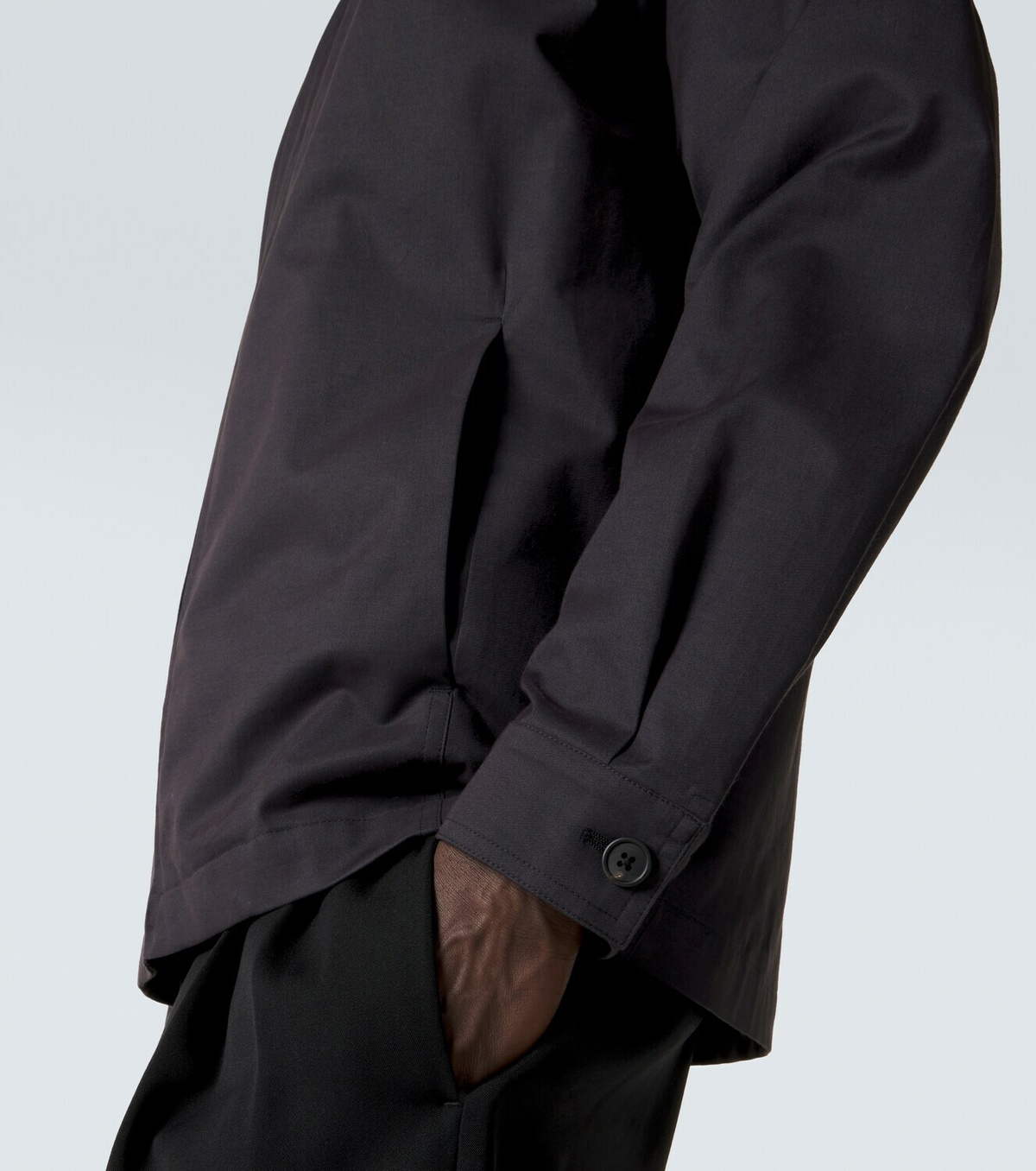 The Row Primo cotton and cashmere-blend jacket