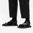 Burberry Men's Patterson Sandal in Black