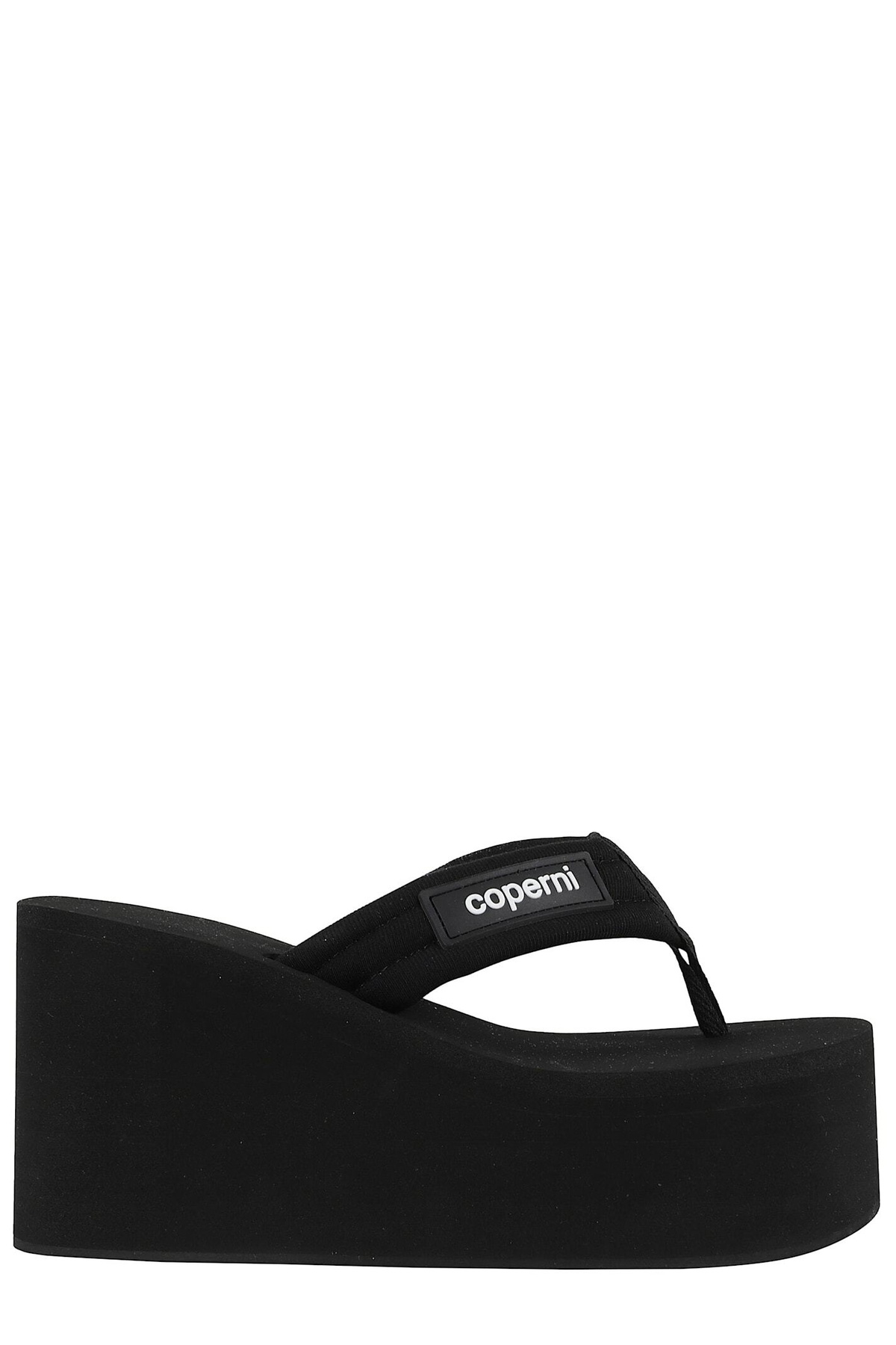 【COPERNI コペル二】ミュール COPSH34464 BRANDED THONG SANDAL Coperni Branded Thong Sandal - Black – Kith Europe