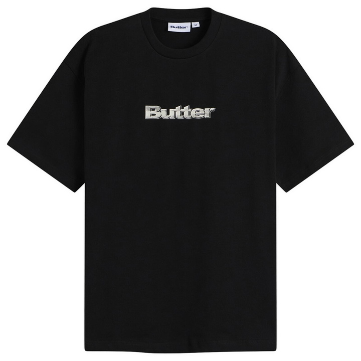Photo: Butter Goods Men's Alloy Logo T-Shirt in Black