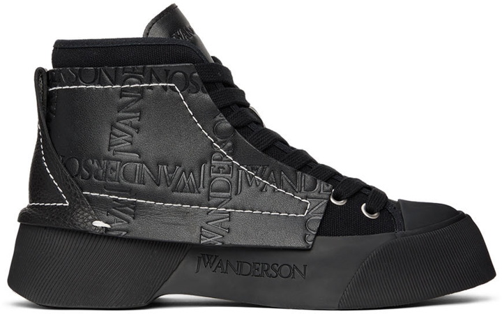 Photo: JW Anderson Black Chunky High-Top Sneakers