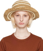 rag & bone Beige Frills Rollable Bucket Hat