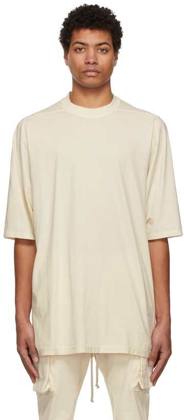 Photo: Rick Owens Drkshdw Off-White Jumbo T-Shirt