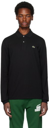 Lacoste Black Original Long Sleeve Polo