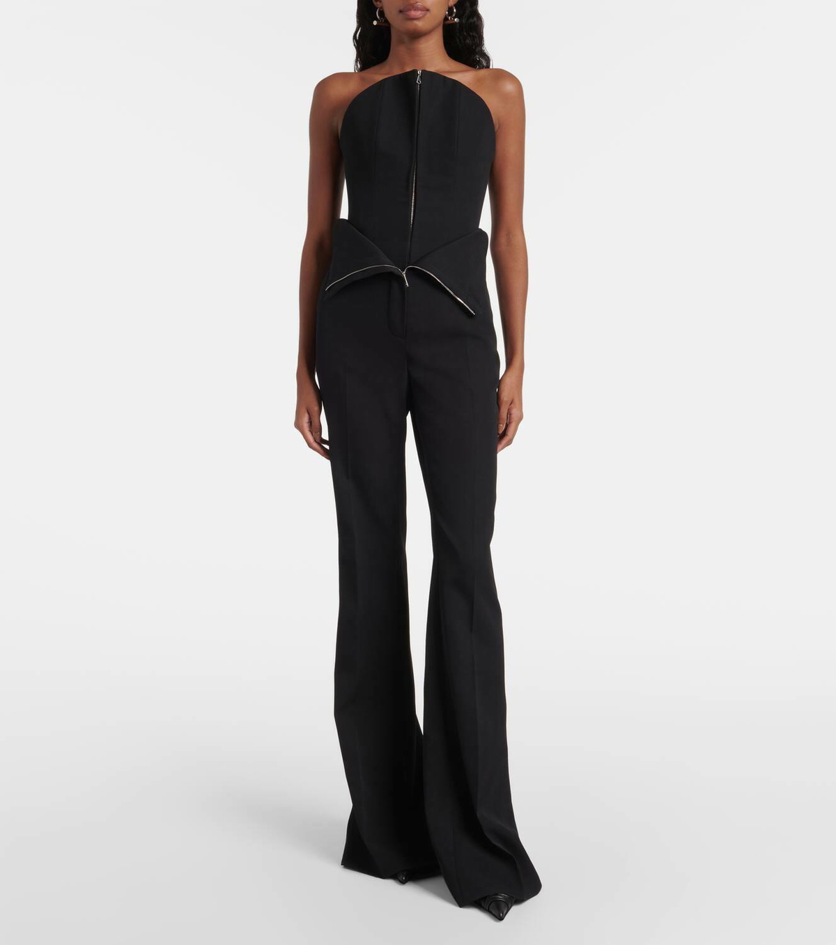 McQueen Wool corset top